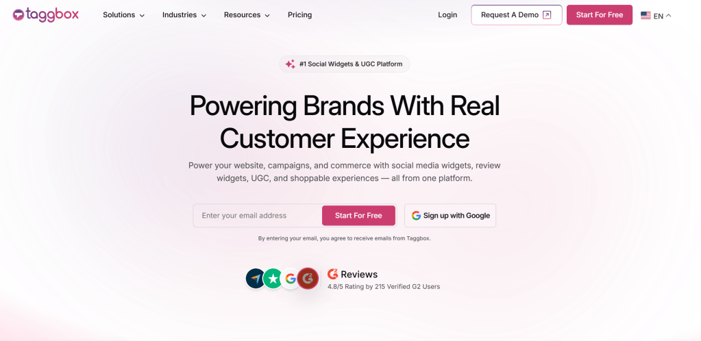 Taggbox Review 2026 – Features, Pricing, Pros, Cons &&nbsp;Alternatives