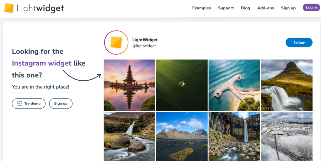 LightWidget