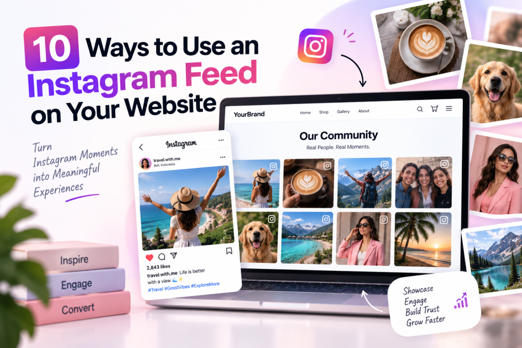how to display instagram hashtag feed on website