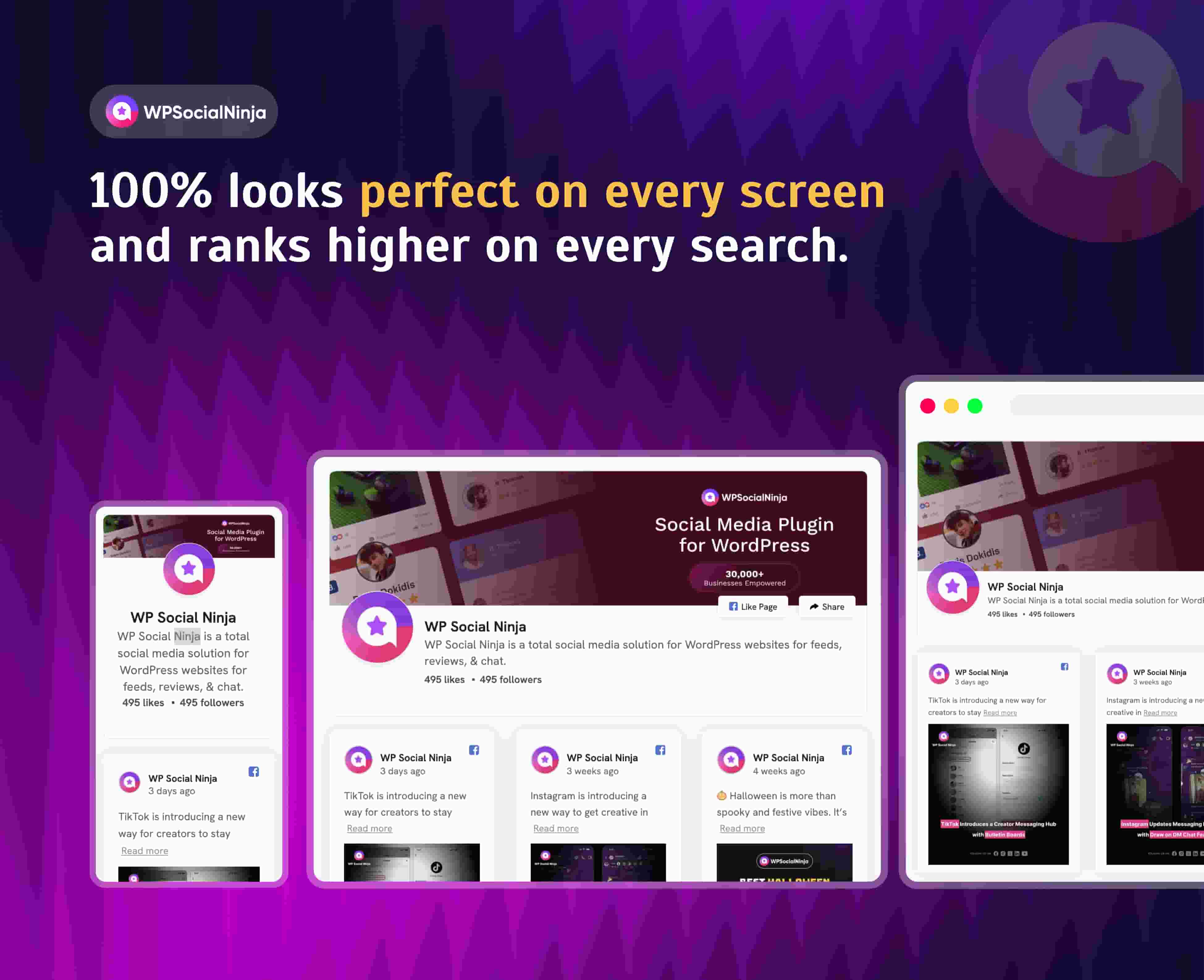 WP Social Ninja reviews
